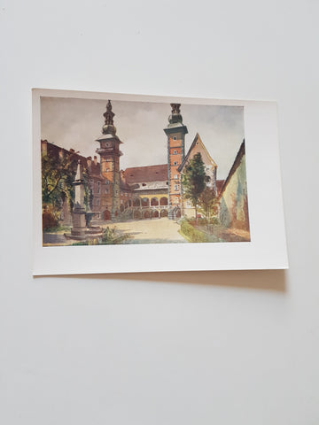 AK Klagenfurt. Landhaus. (nach einem Aquarell v. Ed. Manhart)