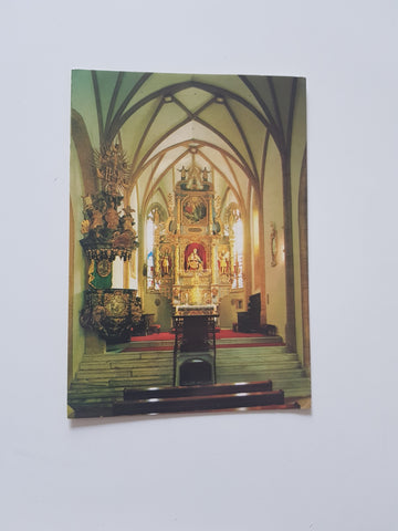 AK Maria Wörth. Hochaltar der Wallfahrtskirche.