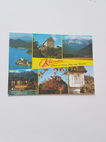 AK Kärnten. Land der Berge, Seen und Burgen.