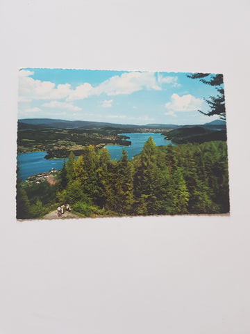 AK Blick auf den Wörthersee.