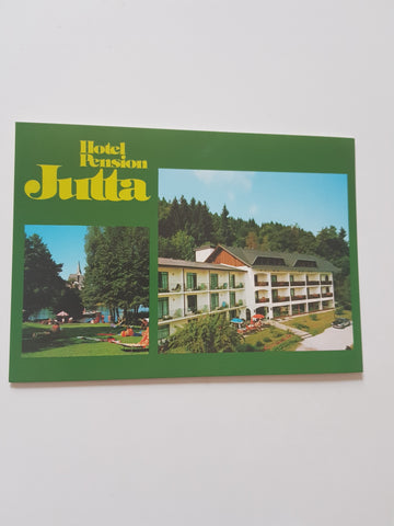 AK Maria Wörth. Hotel Pension Jutta Horst und Inge Loigge.