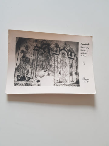 AK Maria Wörth. Romanische Fresken in der Winterkirche.