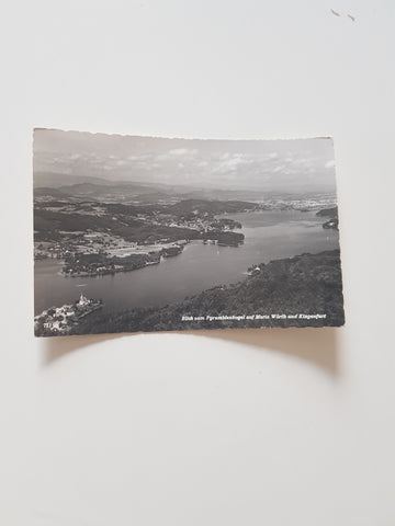 AK Blick vom Pyramidenkogel auf Maria Wörth.