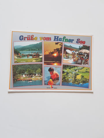 AK Grüße vom Hafner See.