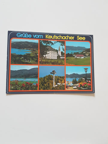 AK Grüße vom Keutschacher See.