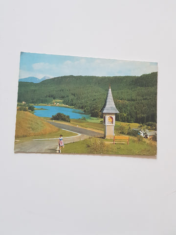 AK Bildstock am Rauschelesee mit Pension Schöttl und Reichmann.