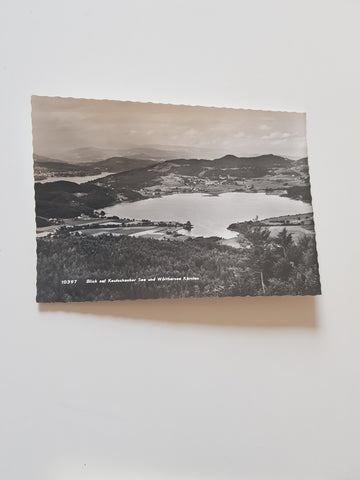 AK Blick auf Keutschacher See und Wörthersee.