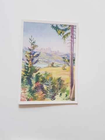 AK Keutschacher See. (nach einem Aquarell von Prof. Raimund Kalcher)