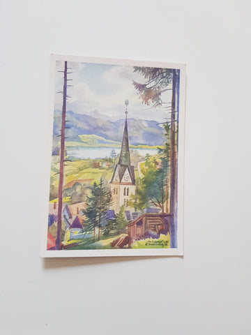 AK Keutschach. (nach einem Aquarell von Prof. Raimund Kalcher)
