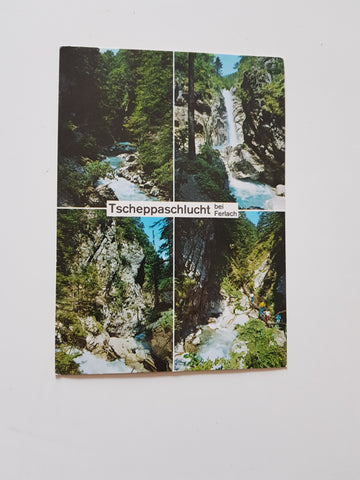 AK Tscheppaschlucht bei Ferlach.