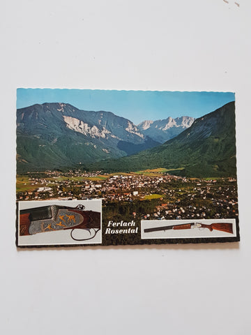 AK Ferlach – die Stadt der Jagdwaffen mit der Koschuta.