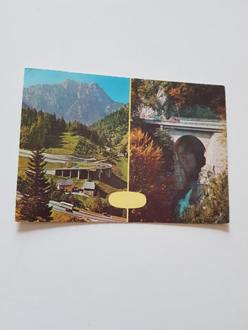 AK Loiblpassstraße - Selenica und Teufelsbrücke.
