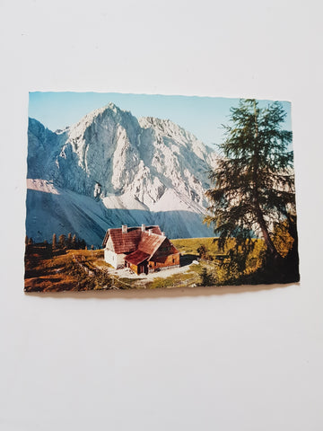 AK Die Klagenfurter Hütte gegen Klagenfurter Spitz.