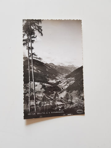AK Zelltal mit den Karawanken.