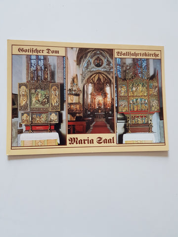 AK Maria Saal. Gotischer Dom Wallfahrtskirche.