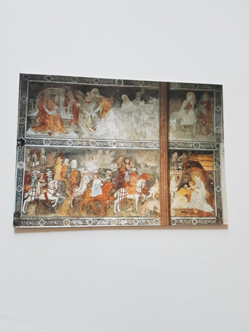 AK Propstei- und Wallfahrtskirche Maria Saal. Gotisches Fresko.