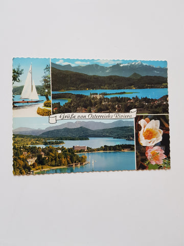 AK Grüße von Österreichs Riviera.