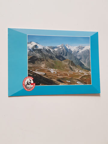 AK Großglockner Hochalpenstraße. Auffahrt zum Fuscher Törl.