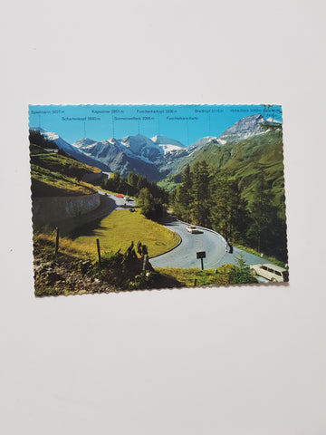 AK Großglockner Hochalpenstrasse. Kehre 2 der schönsten Straßenverbindung über den Hauptkamm der Alpen.