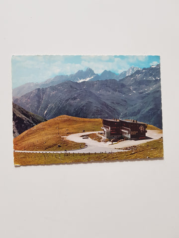 AK Großglockner Hochalpenstraße Wallack-Haus mit Schobergruppe.