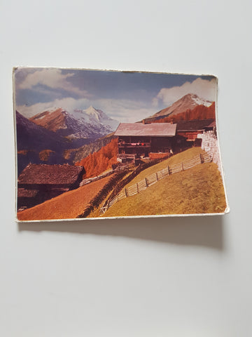 AK Motiv aus dem Mölltal mit Großglockner.