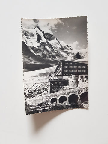 AK Kaiser Franz Josefhaus mit Grossglockner.