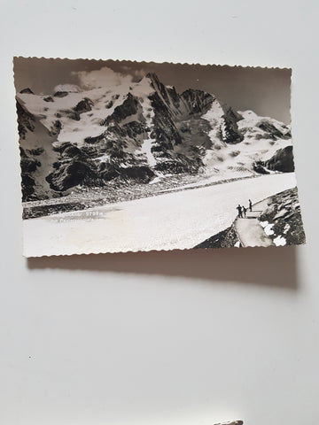 AK Großglockner mit Pasterzengletscher und Gamsgrubenweg.