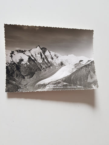 AK Großglockner mit Pasterzengletscher u. Johannisberg.