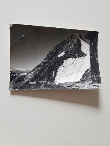 AK Groß- und Kleinglockner von der Erzherzog Johann Hütte.