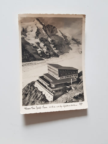 AK Kaiser Franz Josefs Haus mit Großglockner.