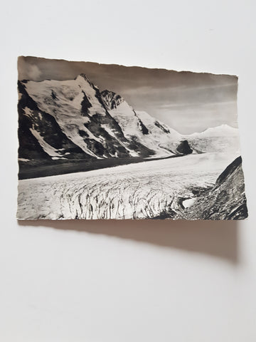 AK Pasterze Großglockner und Johannisberg.