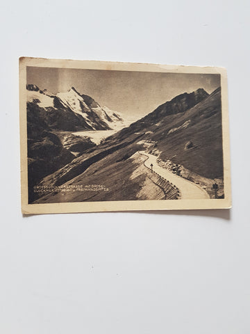 AK Großglocknerstraße mit Großglockner.