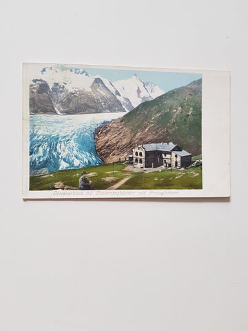 AK Glocknerhaus mit Pasterzengletscher und Großglockner. (1905)