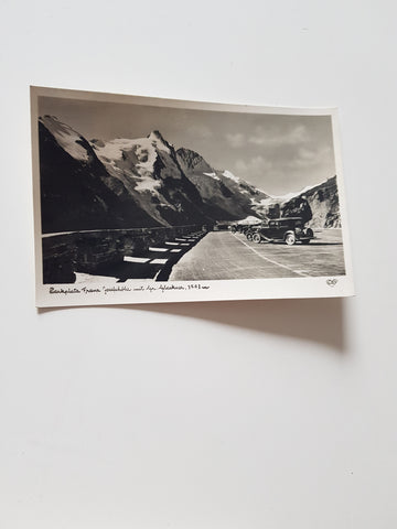 AK Parkplatz Franz Josefshöhe mit Großglockner.