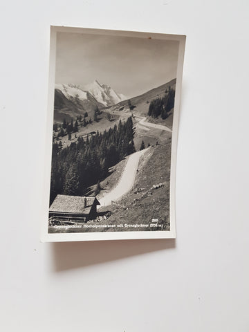 AK Großglockner Hochalpenstrasse mit Großglockner.