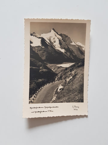 AK Großglockner Hochalpenstraße mit Großglockner.