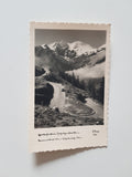 AK Großglockner Hochalpenstraße mit Großglockner. Tauernscharte mit Fuscherkarkopf.
