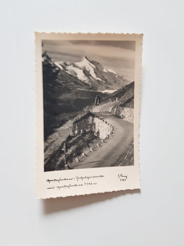 AK Großglockner Hochalpenstrasse mit Großglockner.