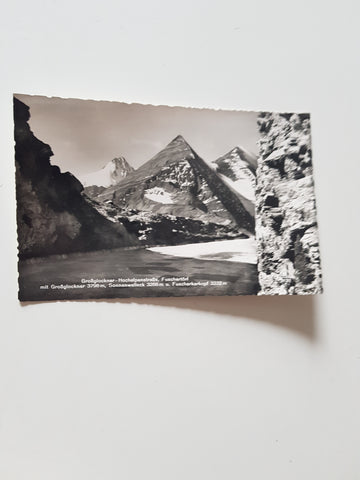 AK Großglockner Hochalpenstraße Fuschertörl mit Großglockner, Sonnenwelleck u. Fuscherkarkopf.