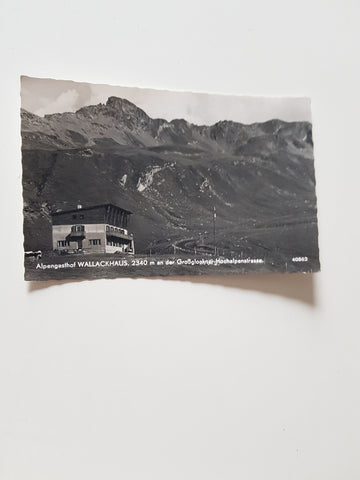 AK Alpengasthof Wallackhaus an der Großglockner-Hochalpenstrasse. (1956)