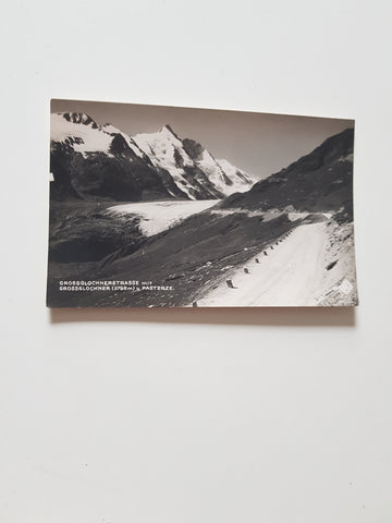 AK Großglocknerstrasse mit Großglockner und Pasterze.