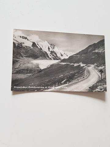 AK Großglockner Hochalpenstrasse mit Großglockner. (1936)