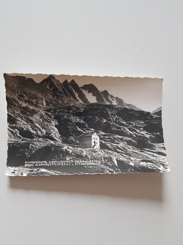 AK Schoberguppe. Elberfelderhütte des D.A.V. gegen Klammerköpfe u. Gößnitzscharte.