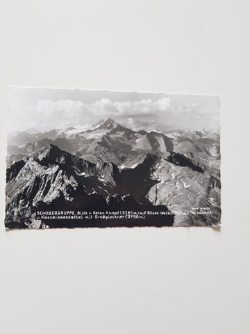 AK Schoberguppe. Blick v. Roten Knopf auf Böses Weibl u. Kesselkeessattel mit Großglockner.