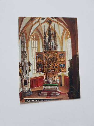 AK Wallfahrtskirche Heiligenblut. Gotischer Hochaltar.