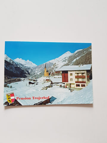 AK Heiligenblut. Hof 52. Pension Trojerhof. Bes. Johann u. Monika Pichler.