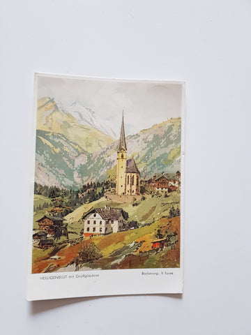 AK Heiligenblut. (Nach einer Radierung von K. Tucek)