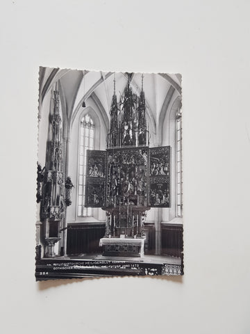 AK Heiligenblut. Wallfahrtskirche Gotischer Hochaltar.