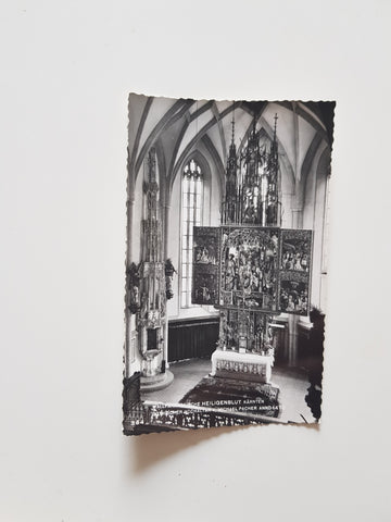 AK Heiligenblut. Wallfahrtskirche. Gotischer Hochaltar v. Michael Pacher.