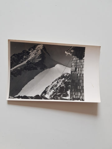 AK Groß- und Kleinglockner von der Erzherzog-Johann-Hütte.